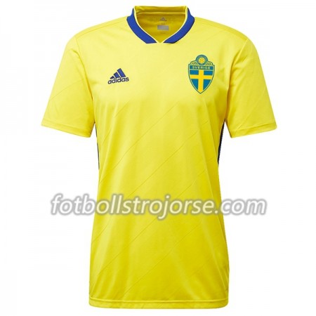 Sverige Matchtröjor Dam Hemma Fotbollströja VM 2018 Sverige Matchtröjor Dam Hemma Fotbollströja VM 2018